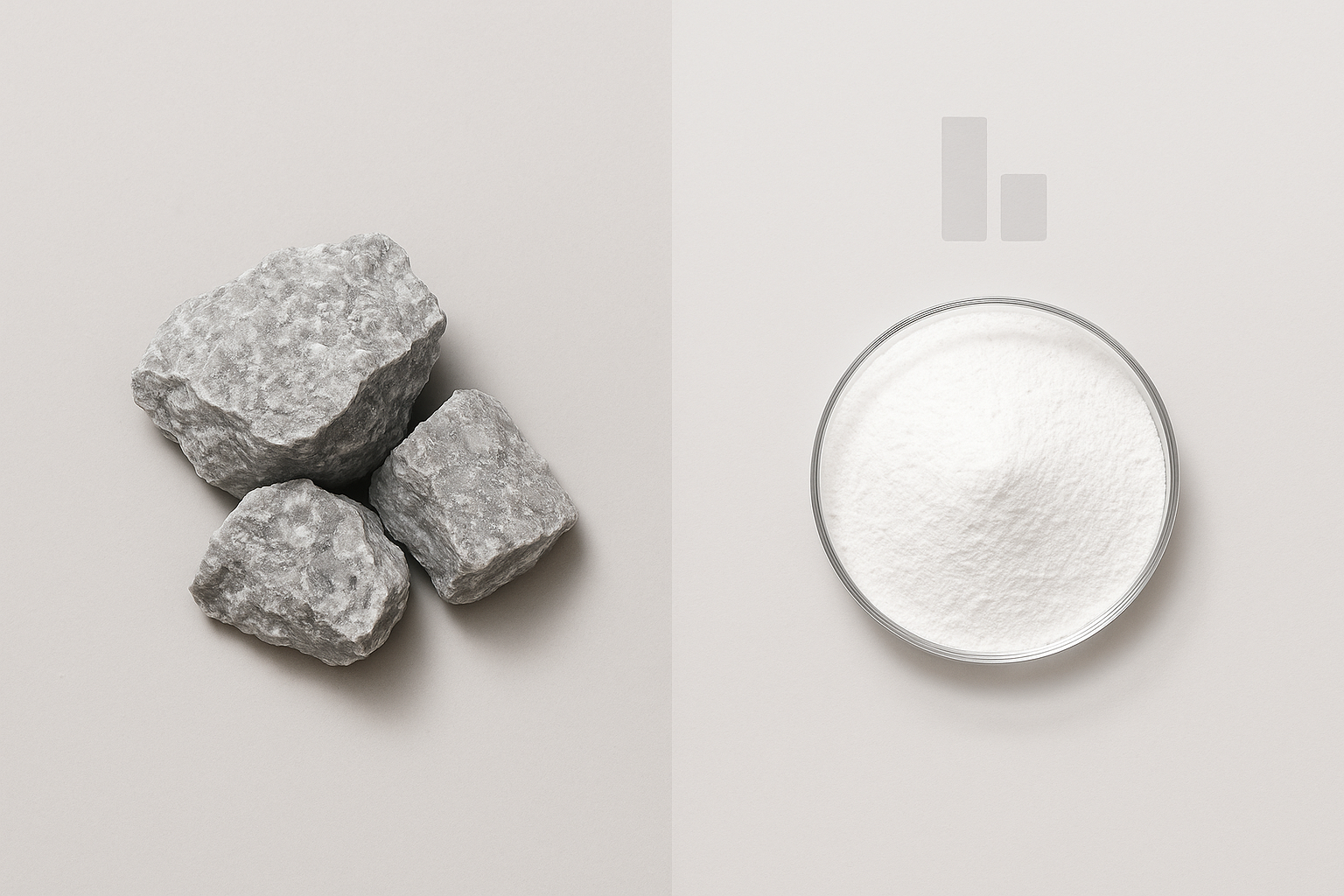 مقایسه باریت طبیعی و باریت مصنوعی از نظر خلوص و کارایی